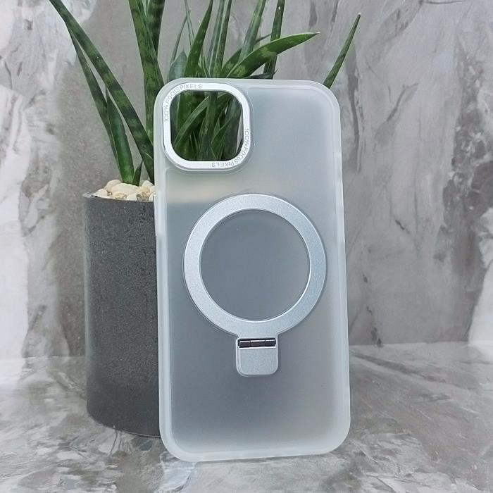 iPhone 13. Накладка, Focus Matte Big Ring, белый