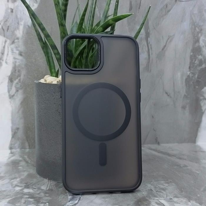 iPhone 13. Накладка, Simple Matte Mag, тип 2, черный