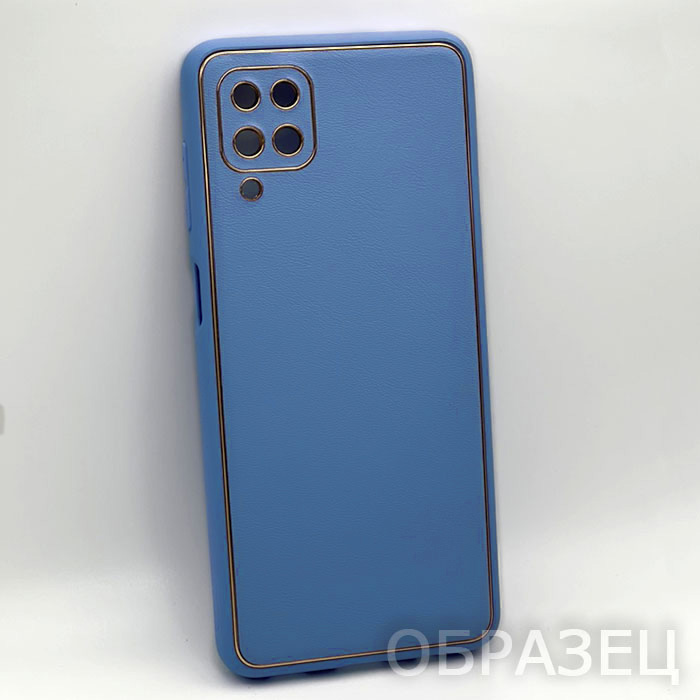 iPhone 13 Mini. Накладка, Luxury Leather, синий