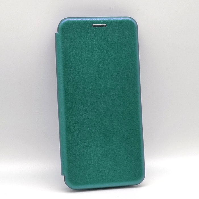 Realme C21Y/C25Y. Книжка, Grandeur, экокожа, сине-зеленый
