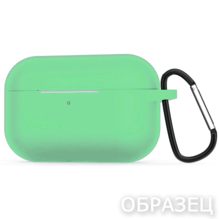 Чехол для Apple AirPods 3, silicone, мятный