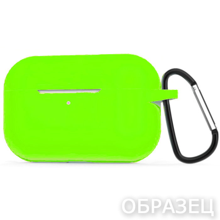 Чехол для Apple AirPods 3, silicone, ярко-зеленый