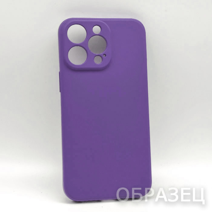 Samsung S21 FE. Накладка, Silicone Case Lite, фиолетовый