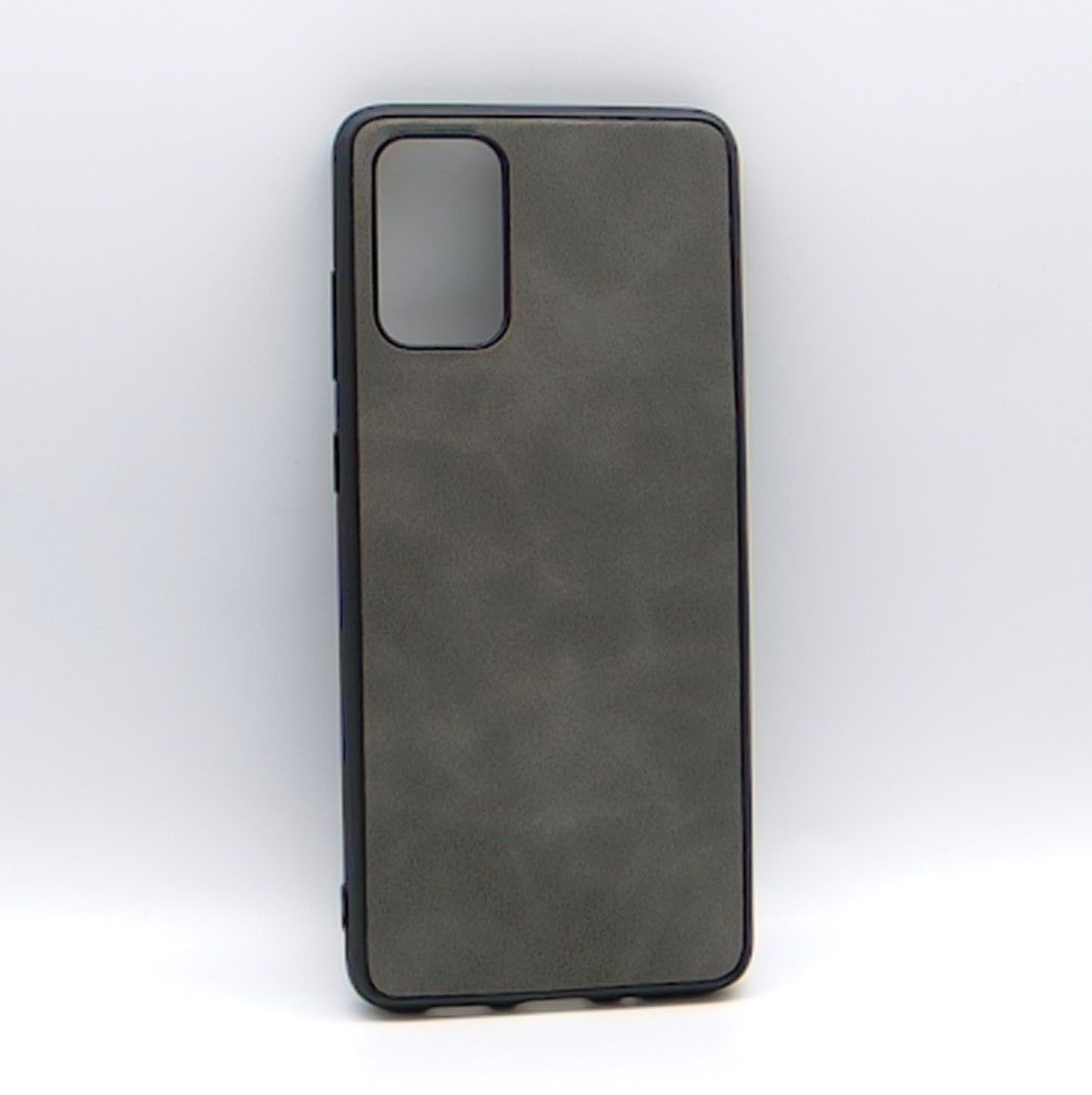 Samsung S22. Накладка, Tiske PU Leather, серый
