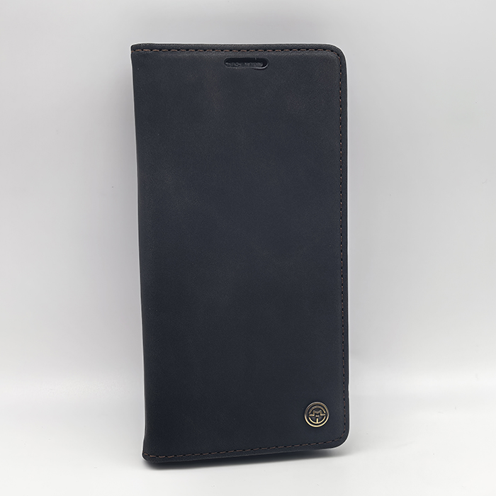 Samsung S22. Книжка, Caseme, черный