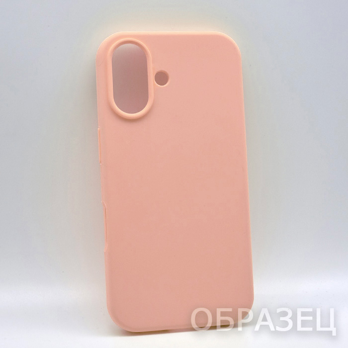 Samsung A13 4G. Накладка, Silicone Cover, персиковый