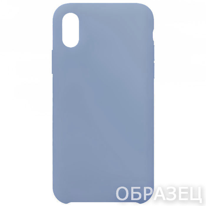 Samsung A73. Накладка, Silicone Cover, серо-синий