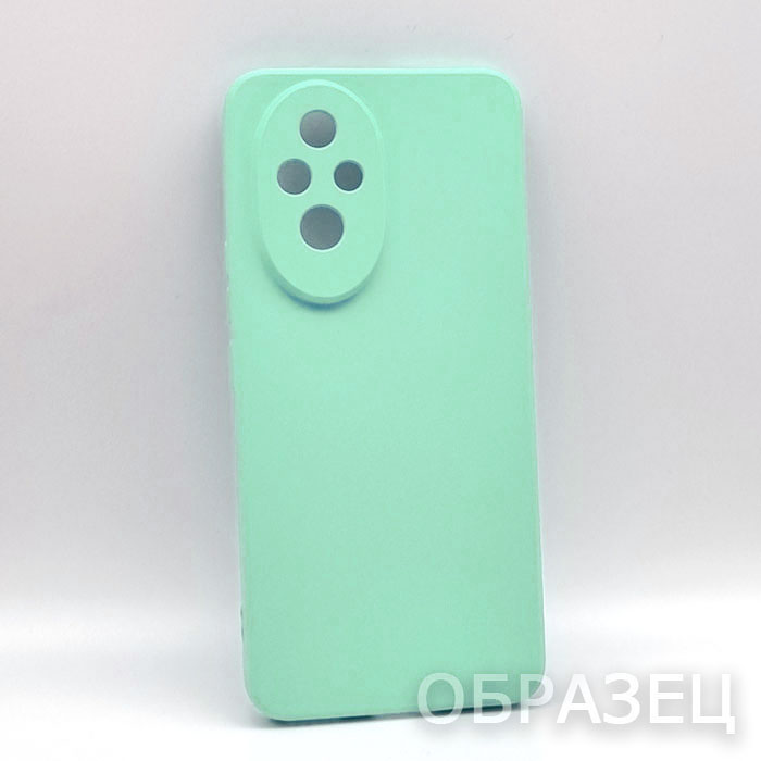 Samsung A73. Накладка, Silicone Case Lite, светло-зеленый