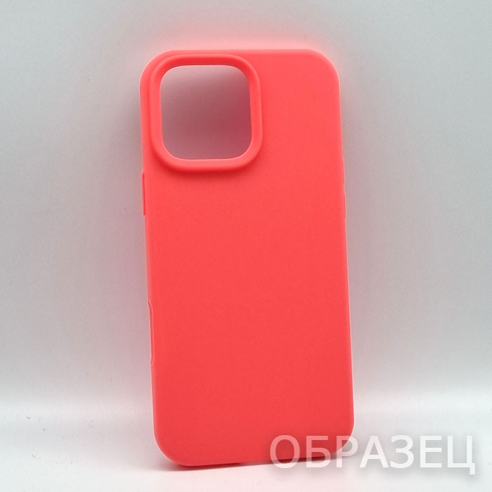 Huawei Honor X8. Накладка, Silicone Cover, коралловый