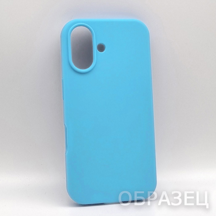 Xiaomi 12/12X. Накладка, Silicone Cover, ярко-голубой