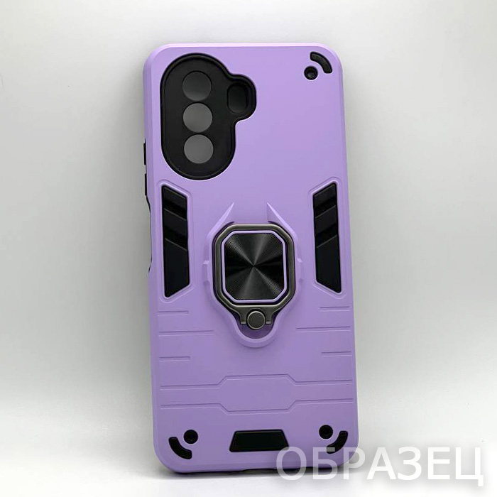 Huawei Nova Y70. Накладка, DF, противоударный, лиловый