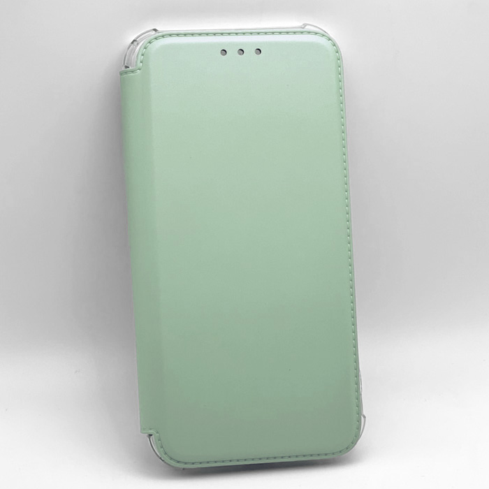 Huawei Nova Y70. Книжка, Soft Touch TPU Armor, светло-зеленый