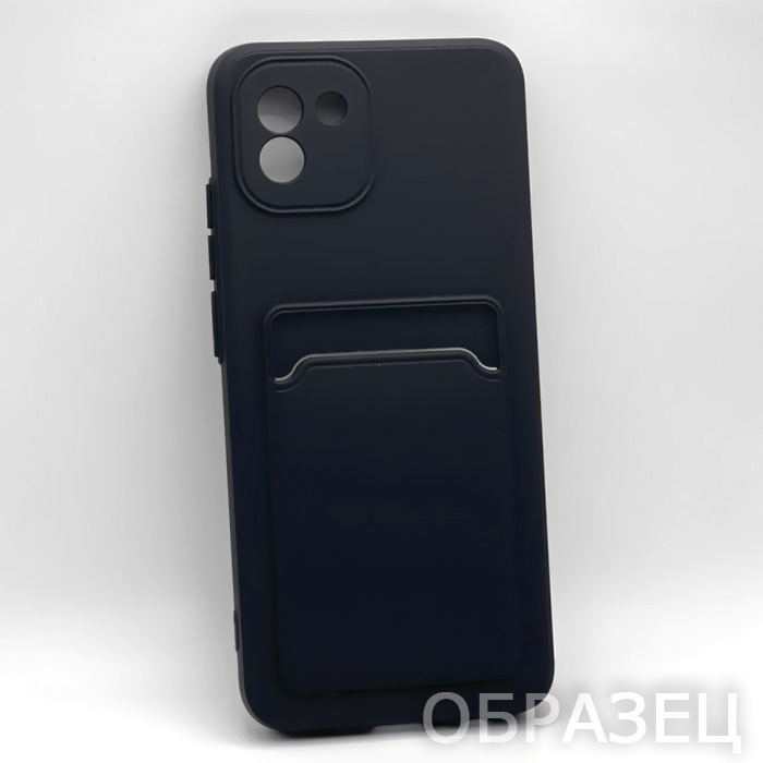 Xiaomi 12 Lite. Накладка, Silicone Case Card, черный