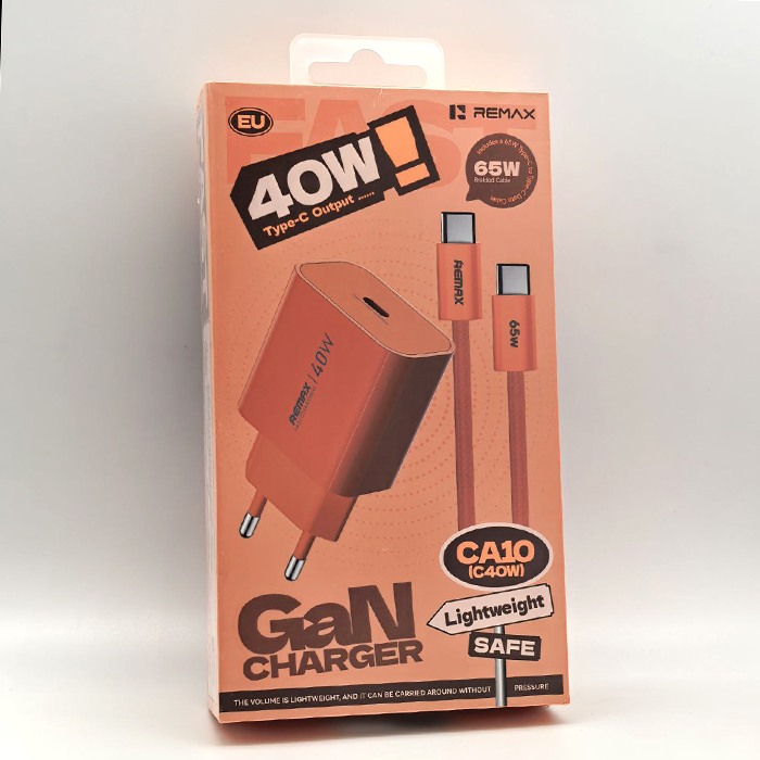 СЗУ Remax RP-CA10 PD40W Type C TypeC оранжевый