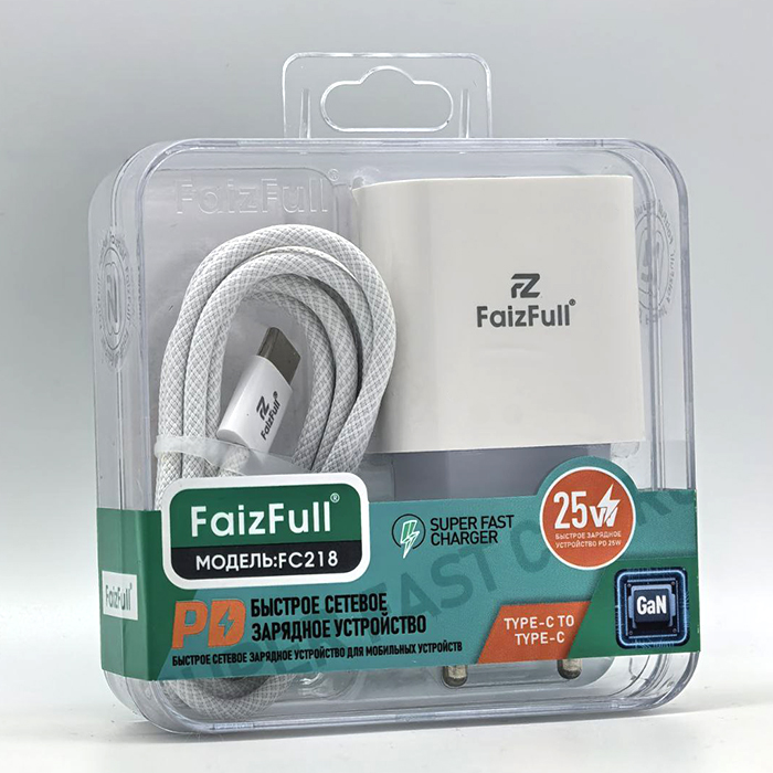 СЗУ FaizFull FC218 PD25W TypeC TypeC