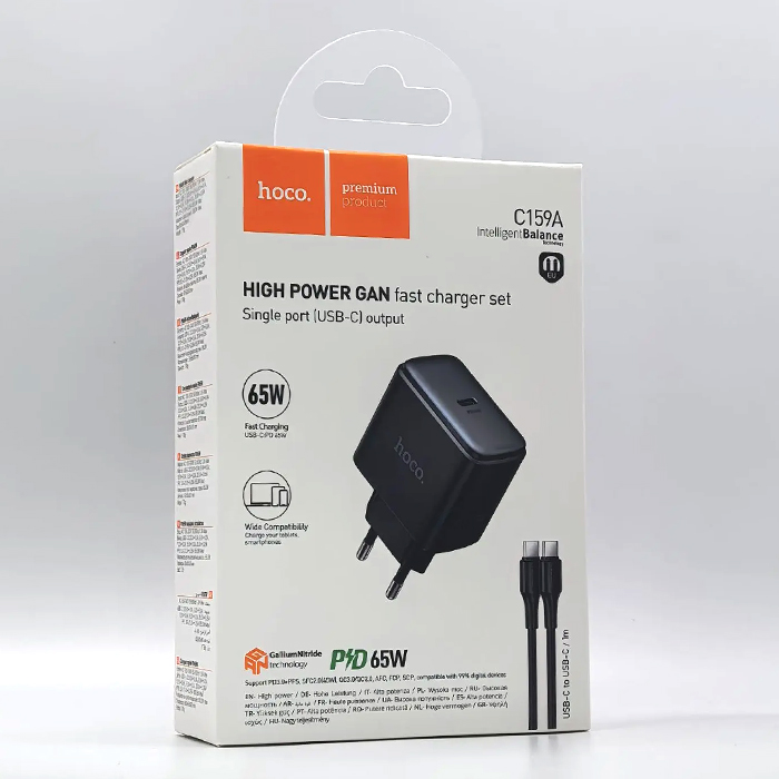 СЗУ Hoco C159A PD65W GaN TypeC TypeC