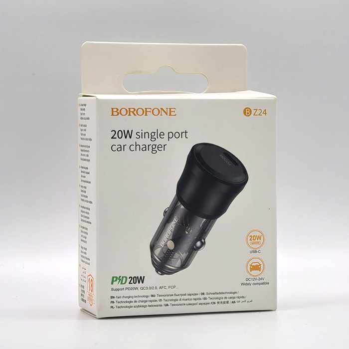 Зарядное в авто Borofone BZ24 PD20W