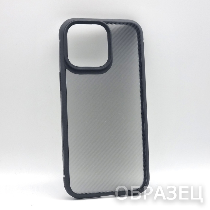 iPhone 14 Pro Max. Накладка, iPaky Carbon, черный