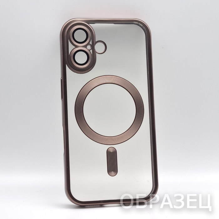 iPhone 14 Pro Max. Накладка, Simple Mag Camera Titan, силикон, титановый бронзовый