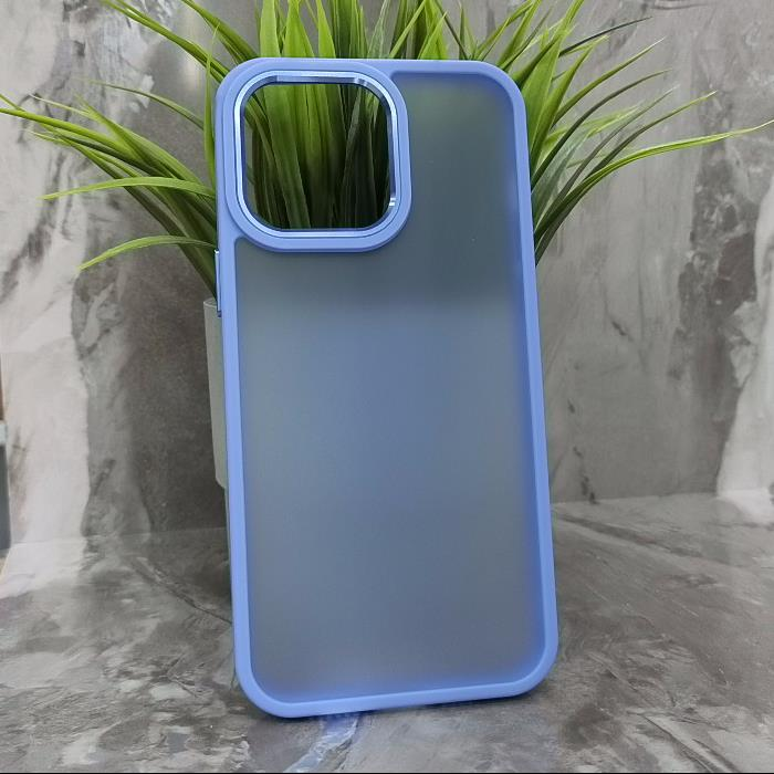 iPhone 14 Pro Max. Накладка, BST Rock Matte Camera Edge, сиреневый