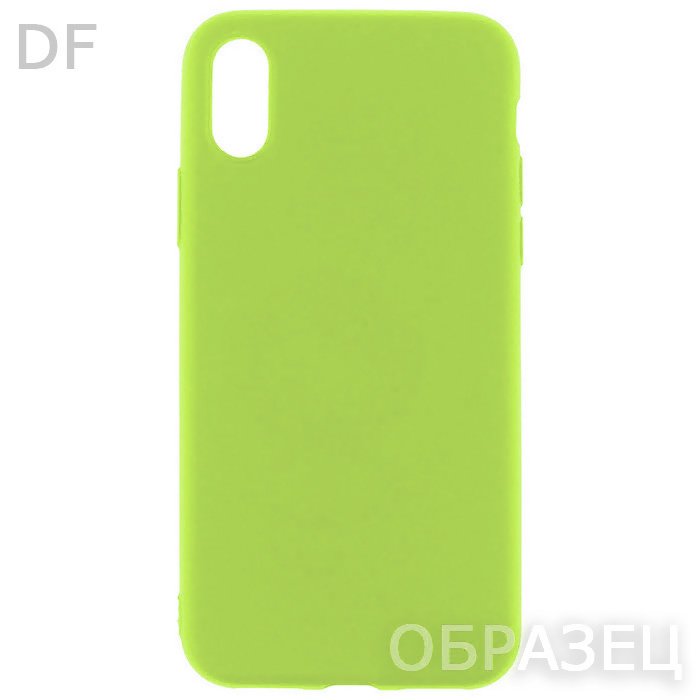 Infinix Note 12 Vip. Накладка, DF, soft touch, светло-зеленый