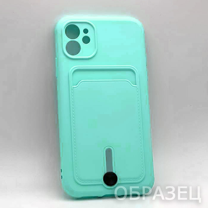 Infinix Smart 6 Plus. Накладка, Soft Card Slide, бирюзовый