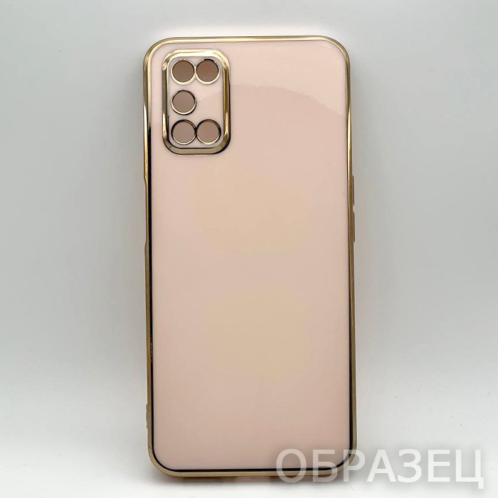 OPPO A55 5g. Накладка, Yugoif Slim, цвет пудра