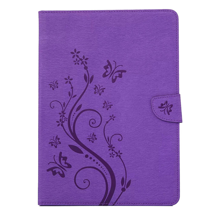 Apple iPad 5. Чехол, PAD Flowers, фиолетовый