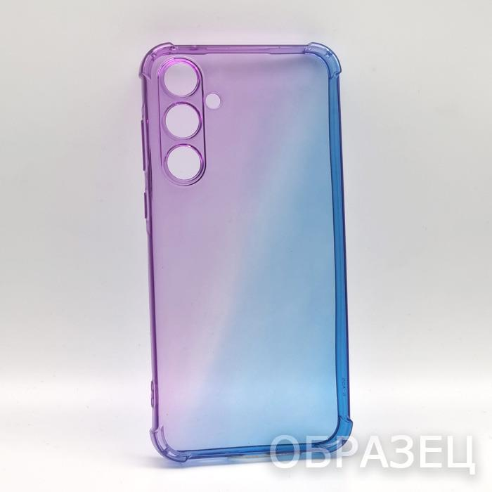 Xiaomi Redmi Note 12 Pro+ 5G. Накладка, силикон, Gradient Armor, синий и фиолетовый