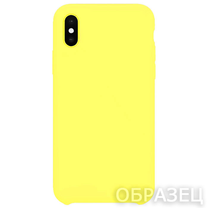 Samsung A34 5G. Накладка, Silicone Cover, ярко-желтый