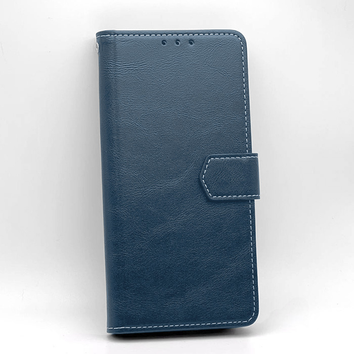 Tecno Spark 10/10C. Книжка, Classic Simple Leather, синий