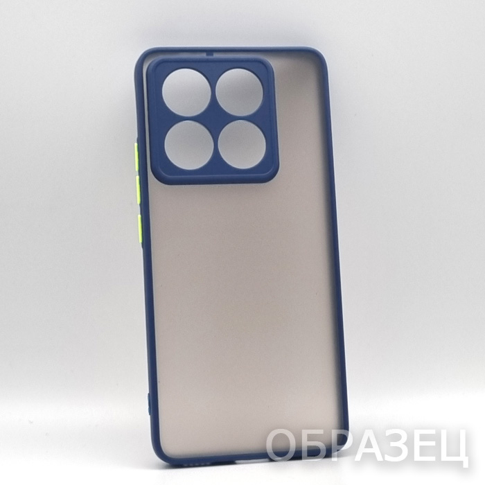 Tecno Spark 10/10C. Накладка, Rock Matte №2, синий