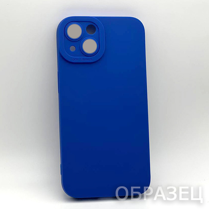 Infinix HOT 30. Накладка, Pro Camera Slim, синий