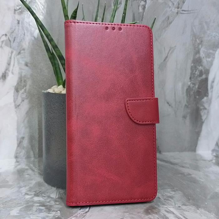 Huawei Nova 11 Pro. Книжка, Classic PU Leather, красный