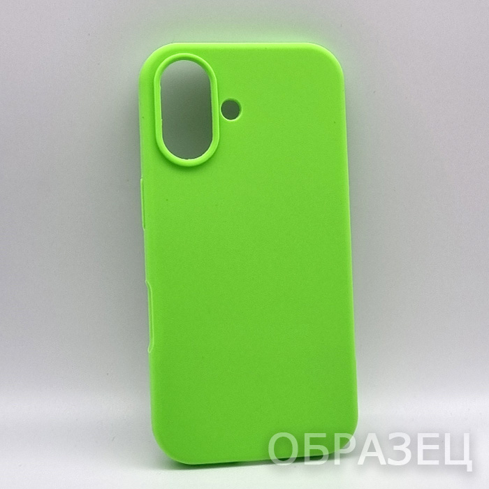 Realme 11 Pro+ 5G. Накладка, Silicone Cover, ярко-зеленый