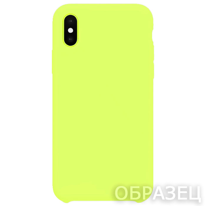 Xiaomi POCO F5 Pro. Накладка, Silicone Cover, лимонный