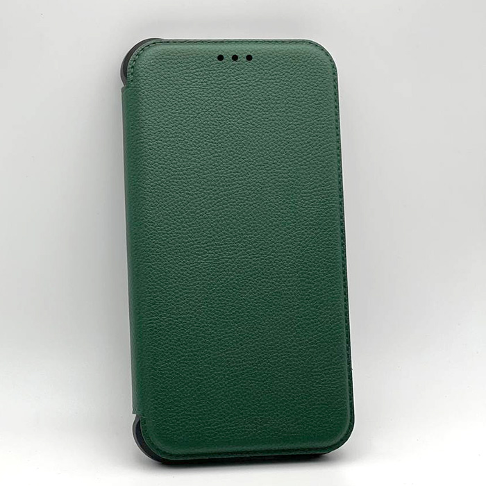 Xiaomi Redmi Note 12S. Книжка, эко-кожа, магнит, темно-зеленый