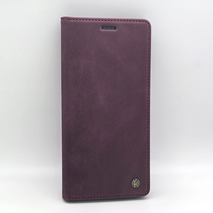 Xiaomi Redmi 12 4G. Книжка, YK PU Leather, бордовый