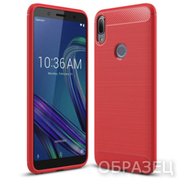 Realme 11 5G. Накладка, силикон, Rugged Armor, красный