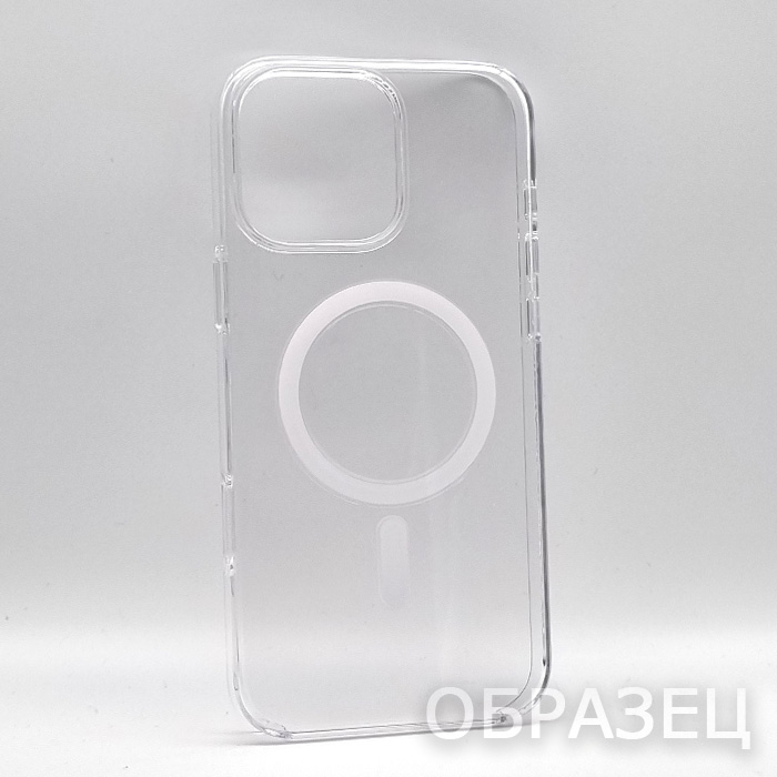 iPhone 15 Pro Max. Накладка, Clear Mag, анимация, пластик, прозрачный