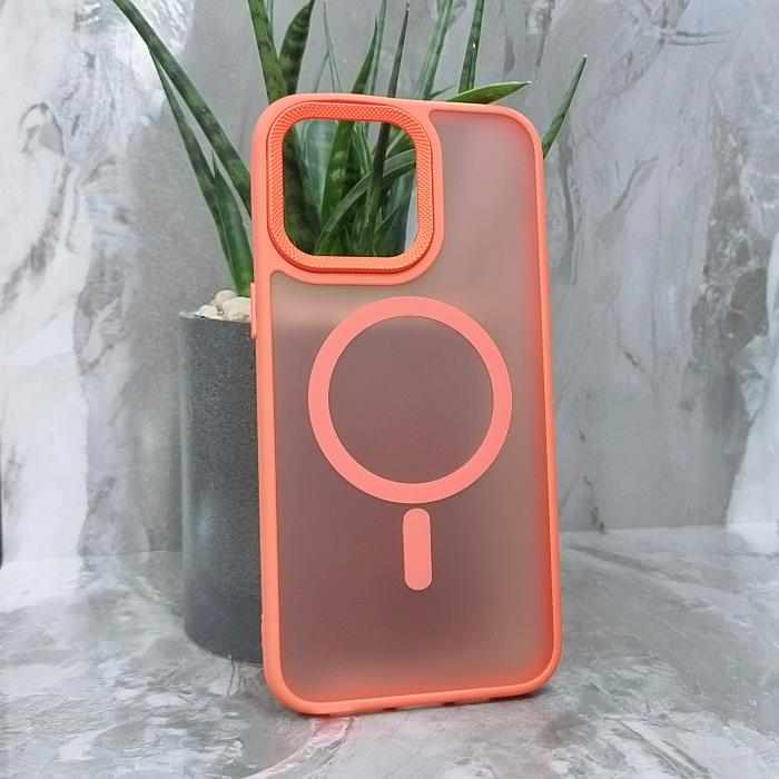 iPhone 15 Pro Max. Накладка, Simple Matte Mag, тип 2, оранжевый