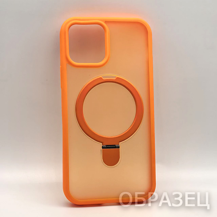 iPhone 15. Накладка, Rock Matte Big Ring, оранжевый