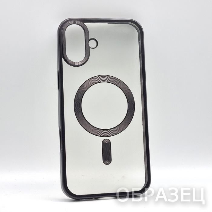 iPhone 15 Pro. Накладка, Simple Mag Titan, силикон, черный