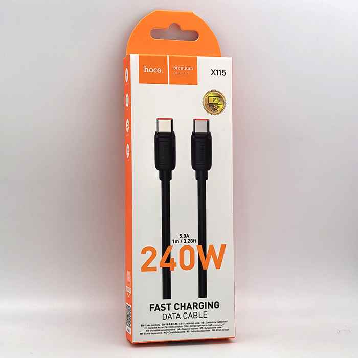  Кабель Hoco X115 TypeC TypeC 240W