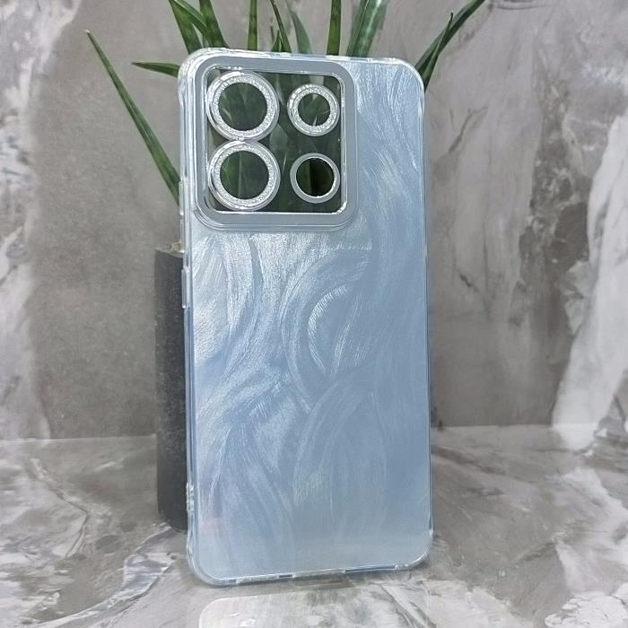 Xiaomi Redmi Note 13 Pro 5G/Poco X6 5G. Накладка, Simple Camera Shine, перламутровый