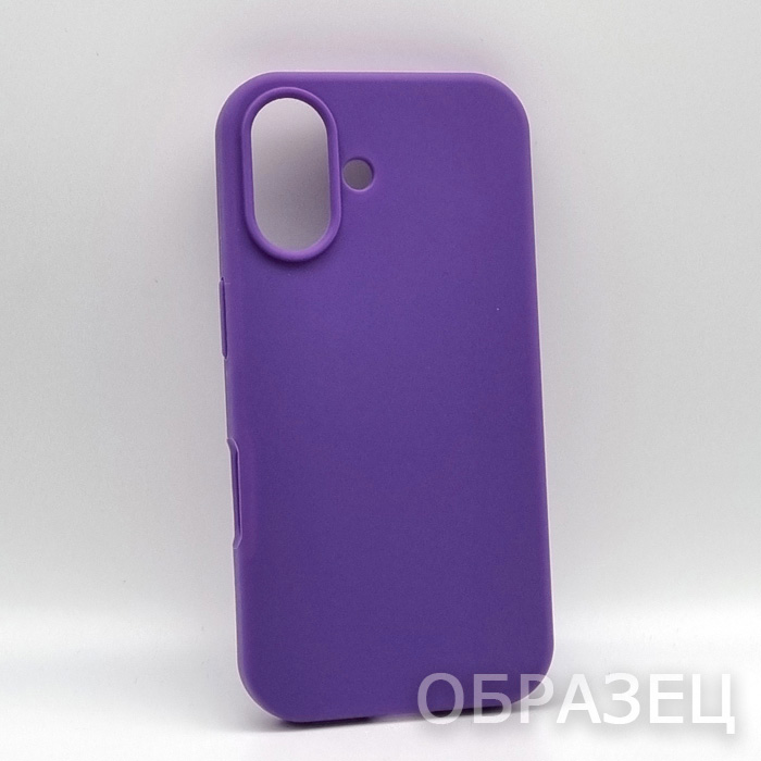 Samsung A05. Накладка, Silicone Cover, фиолетовый