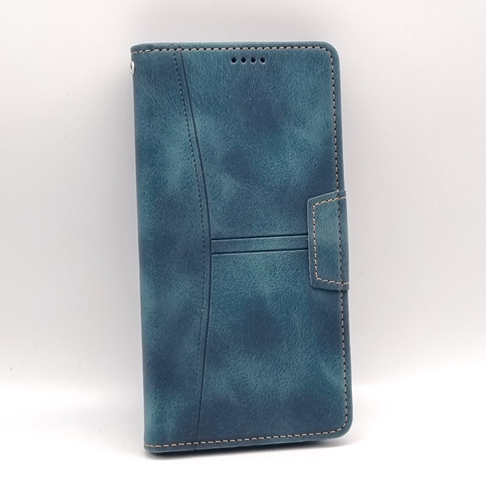 Samsung S24 Ultra. Книжка, Fashion Pursuit, сине-зеленый