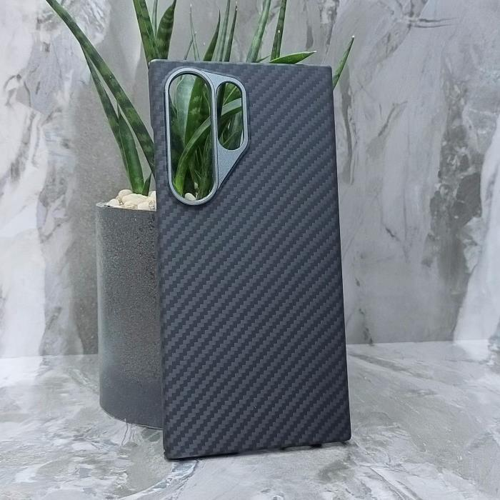 Samsung S24 Ultra. Накладка, Cellis Kevlar Mag, черный