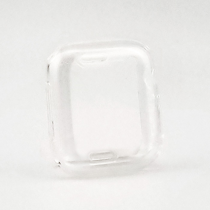 Apple Watch 45. Чехол, силикон, прозрачный