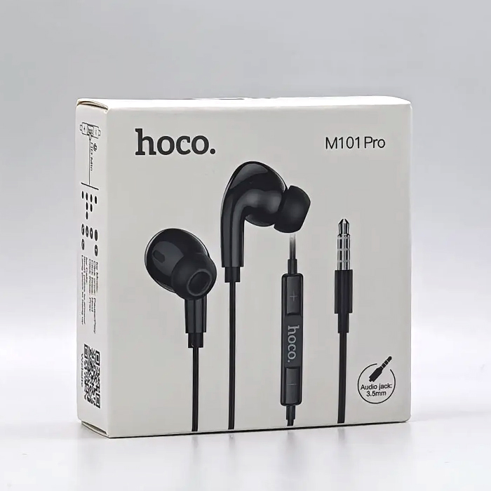 Наушники проводные Hoco M101 Pro AUX, черный